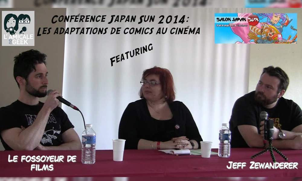 Conférence sur les adaptations de comics au cinema avec le fossoyeur de film