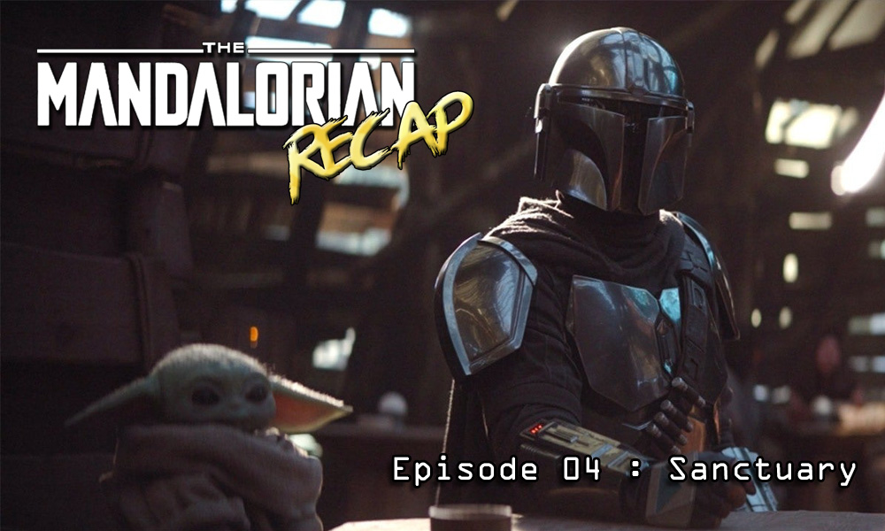 Miniature de l'épisode 04 du Podcast consacré a la série Star Wars Mandalorian sur l'épisode 04 Santuary